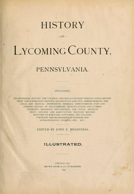 History of Lycoming County