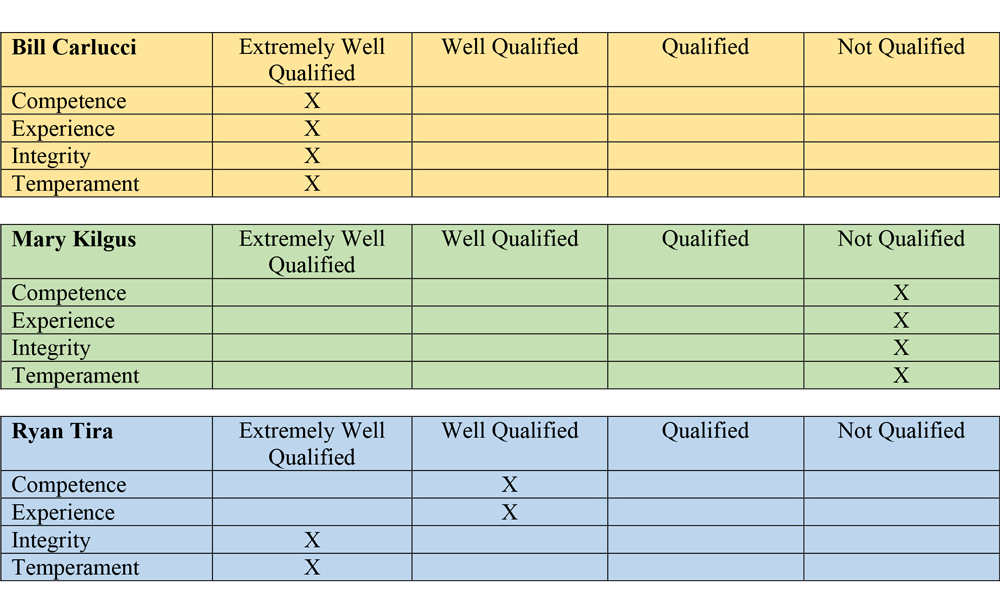 2019 judicial survey