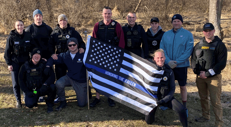 From L to R  Keely Whipple (LCSO), ADA Lee Frey, Jason Sparks (LCSO), Chris Warden (LCSO), Jordan Baier (LCSO), Chris Salisbury (WBP), Eric Spiegel (LCSO), Cody Spiegel, Odessa Carichner (LCSO), Ryan Gardner, Dustin Heiser Union County Sheriffs Office)