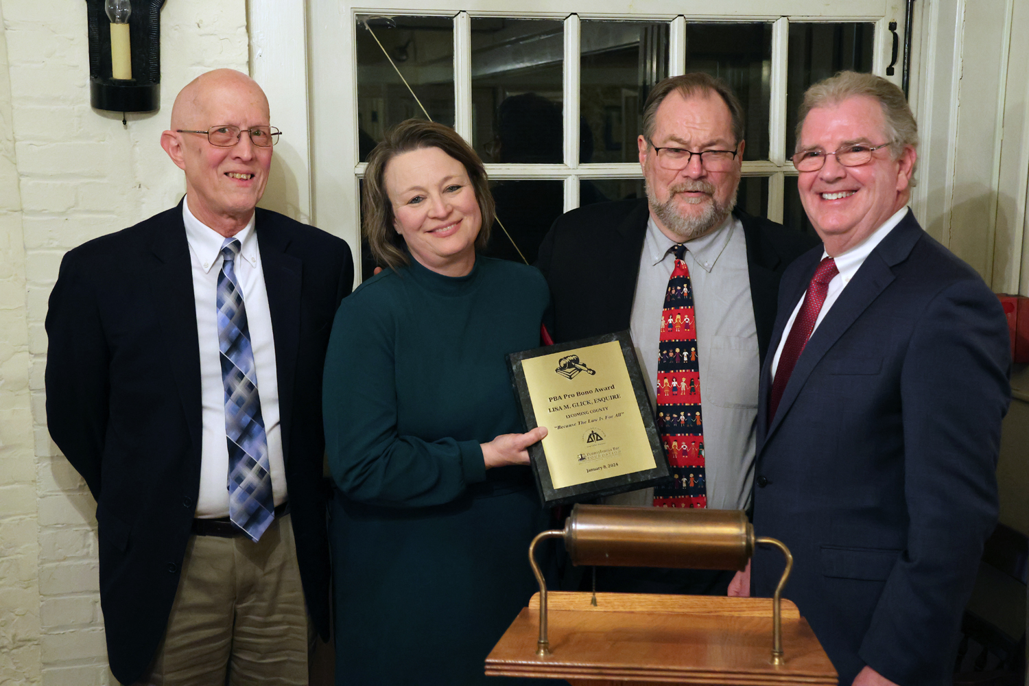 John Pietrovito, Lisa Glick, David Trevaskis and Michael McDonald