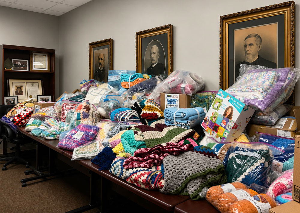 Donated blankets, 2026