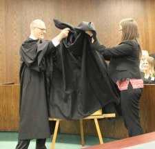 Judge Linhardt's Portrait Unveiled on Law Day