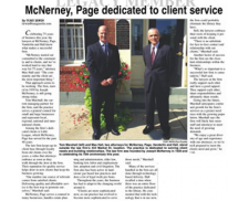 McNerney, Page, Vanderlin & Hall Featured in Article