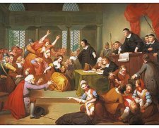 Witchcraft Trial Portrayed