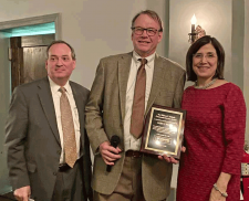 Gary Weber Presented With the Nichols Community Service Award