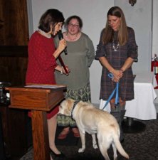 Public Service Award Presented to Jerri Rook & Jedi