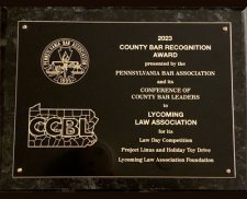 LLA Receives PBA County Bar Recognition Award