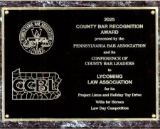 2025 Bar Recognition Award Given to LLA